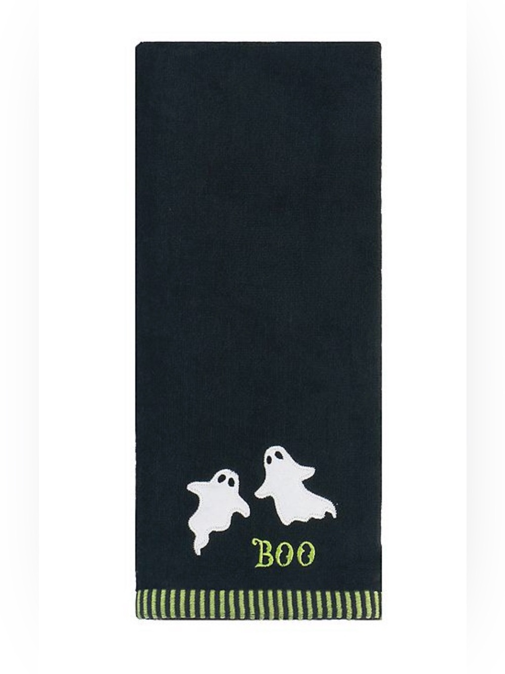 Celebrate together Halloween Ghost Hand Towel - Black